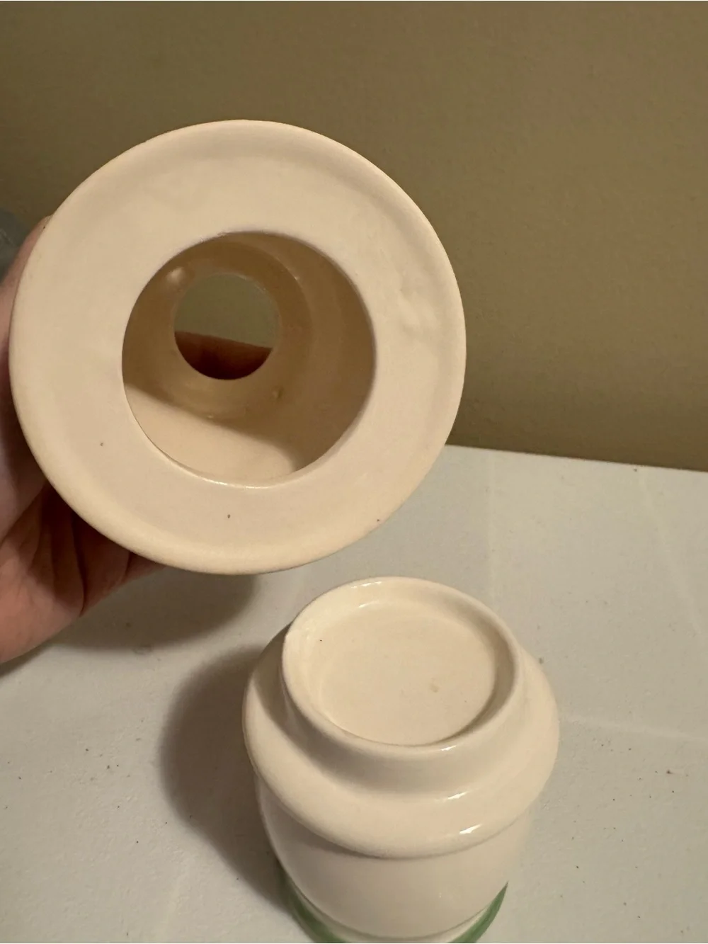 Vintage Ceramic Candle Holder